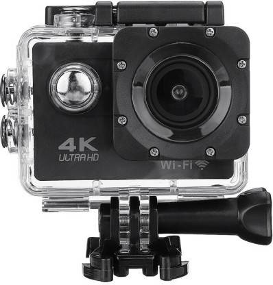Enfogo 170 Degree Wide Angle with 2 Inch LCD Screen (12 years Warranty ) 4K New Vlog Sport Action Camera 1080p Sports and Action Camera