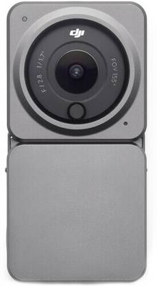 [For DBS Bank Credit Card] dji Action 2 Power Combo Power Combo with Module, Magnetic Versatility, 4K Recording Upto 120 fps and 155 Degree FOV, Portable and Wearable, Horizon Steady, AI Editor, 10 m Waterproof Sports and Action Camera  (Black, 12 MP)