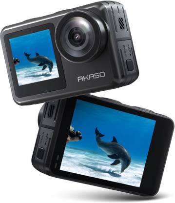 Akaso Brave 7 LE Dual Screens,4K 30fps,Touch Screens,Weatherproof,IPX7 Water-resistant Sports and Action Camera