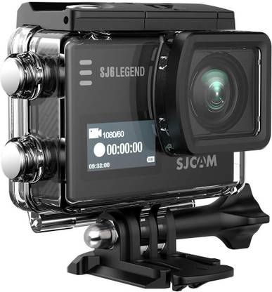 SJCAM SJ6 Legend 4K 24fps 2.0" LCD Touch Screen Action Camera | Gyro Stabilizer Sensor | External Mic Support | Sports and Action Camera