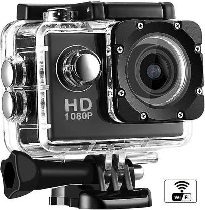 Bzrqx SPORTS CAMERA WIFI Action Camera Ultra HD Underwater Camera 170 Degree Wide Angle Sports and Action Camera