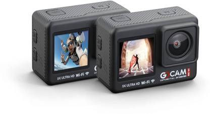 DIGITEK GoCAM DAC-101 5K 30FPS WiFi Ultra HD with 6-Axis Gyro EIS Stabilization 150° WideAngle Sports and Action Camera