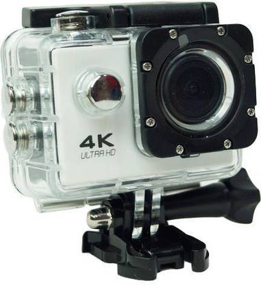 Enfogo 170 Degree Wide Angle with 2 Inch LCD Screen (12 years Warranty ) 4K waterproof Vlog 16MP action camera 1080p Sports and Action Camera