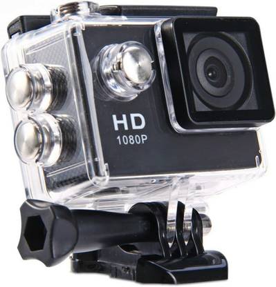 Exxelo action camera 1080p 12MP Sports Waterproof Camera with Micro SD Card Slot Sports and Action Camera