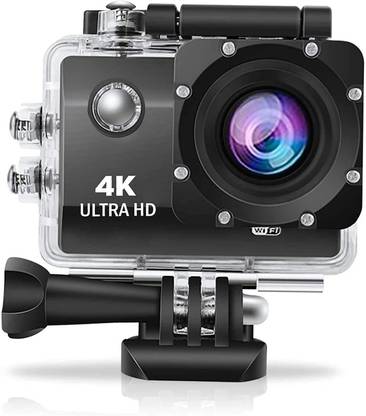 AAlly WIFI ULTRA 4k Sports Powershoot S2 Shoot Series camera for Travel Bike Adventure 170 Degree Wide Angle 30M underwater Waterproof Sports and Action Camera