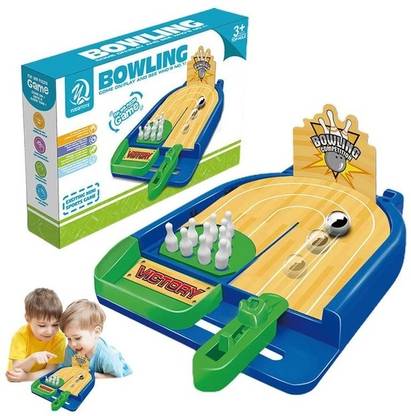 Jesal Desktop Bowling Stress Relief Bowling Toys Classic Game Mini Bowling Game Home Sports Bowling Set