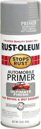 MROkart Rust-Oleum Stops Rust 2081830 AUTOMOTIVE Primer Grey Spray Paint 340 ml