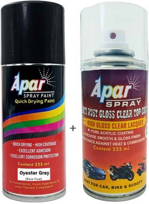 अपर Spray Paint Oyster Grey (RC Colour Name)+GC for Hyundai Cars-225 ml स्प्रे पेंट 450 ml