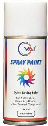 VAI Automotive Spray Paint Polar White (RC Colour Name) White Spray Paint 225 ml