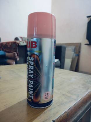 mystic Cube Qub Spray Paint for Activa / Car / Bike (Net Weight 350 gm) Paint Code 313 Pink Spray Paint 400 ml