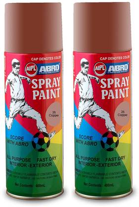 Aipl ABRO Premium Quality Spray Paint from well know USA Brand - ABRO, Brown Spray Paint 400 ml