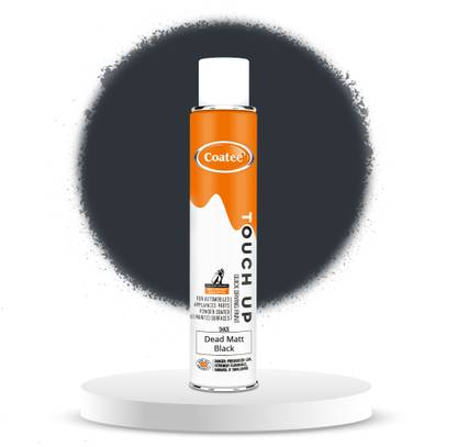 Coatee Multipurpose Spray Paint Dead Matt Black Color 440ml for General Usage Black Spray Paint 440 ml