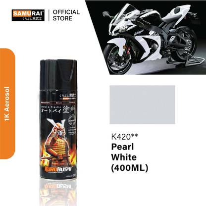 Samurai Kurobushi Kawasaki Motorcycle Paint Colours White Spray Paint 400 ml