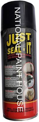 Just Spray Stop Leakage Seal N Fix Instant Waterproofing Repair Spray( Anti-corrosion) Black Spray Paint 400 ml