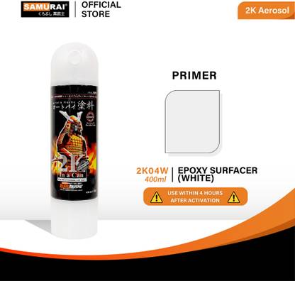 Samurai Kurobushi 2K 2-Components Paint 2K04W White Spray Paint 400 ml