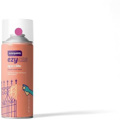 Asian Paints ezyCR8 Apcolite DIY 100% Acrylic | Multi-Surface Use: Metal, Wood & Walls Peach Red Spray Paint 400 ml