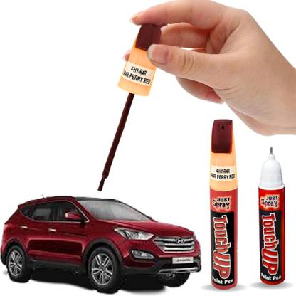 Just Spray R4R Ferry Red car scratch remover, 90-95% Matching HYUNDAI Car RC color Red Spray Paint 15 ml