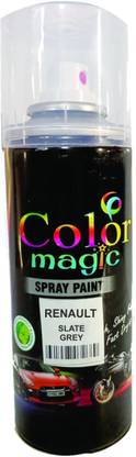COLORMAGIC SLATE GREY SPRAY PAINT ( RC COLOUR NAME ) COMPATIBLE FOR RENAULT CAR DUSTER Grey Spray Paint 200 ml
