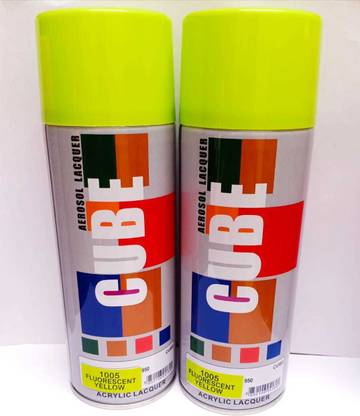 CUBE CUB COMBO SPRAY PAINTS Yellow Spray Paint 800 ml
