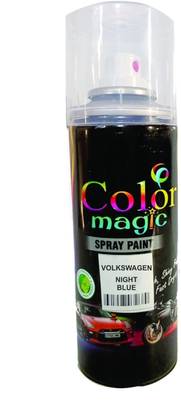 COLORMAGIC NIGHT SHADE BLUE SPRAY PAINT + COMPATBILE FOR EN CAR TAIGUN Blue Spray Paint 220 ml