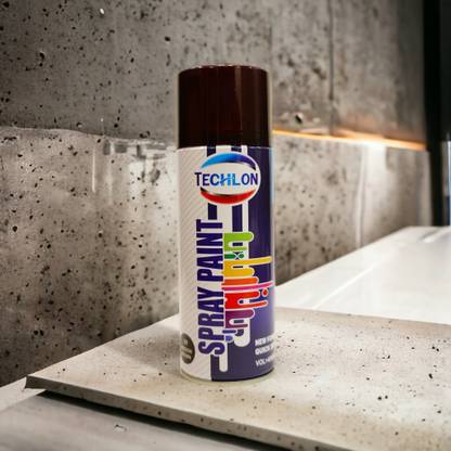 Techlon Mission Brown Paint for Interior and Exterior Multipurpose Spray Brown Spray Paint 400 ml
