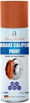 Shining The World Orange Brake Caliper Drum Paint Spray Heat Resistant Grade Orange Spray Paint 500 ml