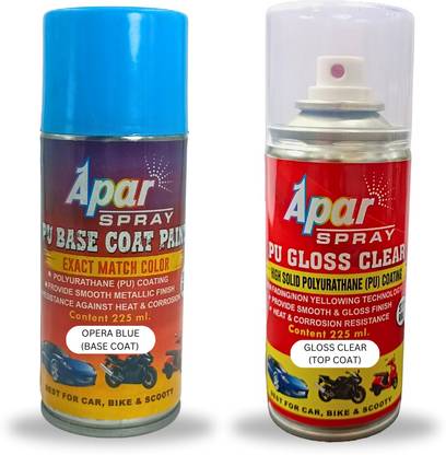 apar Spray Paint Opera Blue (RC Colour Name)+GC Compatible for Tata Altroz-225 ml, Blue Spray Paint 450 ml