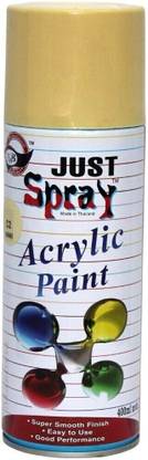 Just Spray Khaki Spray Paint Gloss Finish Spray Paint Quick Dry Good finish Grey Spray Paint 400 ml