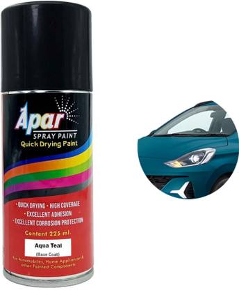 apar Spray Paint Aqua Teal (RC Colour Name) + GC Compatible For Hyundai Cars Multicolor Spray Paint 450 ml