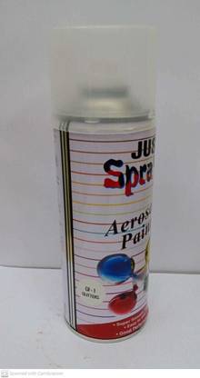 Just Spray Glitter Spray Paint Gloss Finish Spray Paint Quick Dry Good finish Clear Spray Paint 400 ml