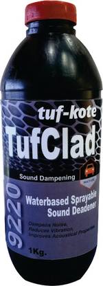 tuf-kote® 9220 TufClad Sound Deadening Coating Black Spray Paint 1000 ml