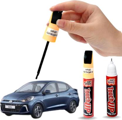 Just Spraay Aqua Teal Blue car scratch remover 90-95% Matching Hyundai CarRC color Aqua Teal Blue UU3 Spray Paint 15 ml