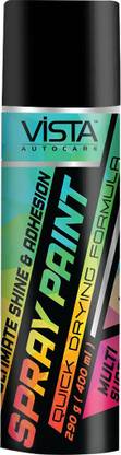 Vista Auto Care Black Spray Paint 400 ml