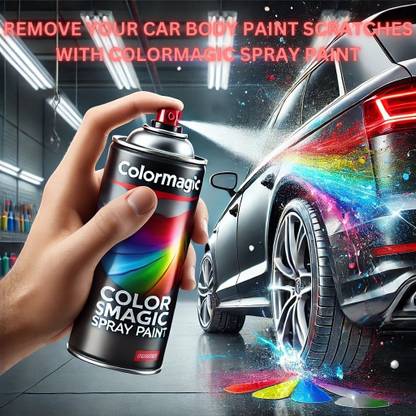 COLORMAGIC ORCHID WHITE PEARL SPRAY PAINT COMPATIBLE FOR CAR AMAZE ,JAZZ , CITY White Spray Paint 200 ml