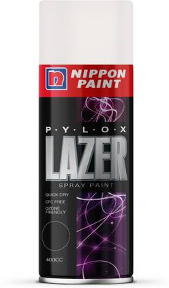 Nippon Paint Pylox Lazer White Spray Paint 400 ml