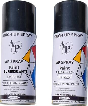 AP PAINTS All-Surface Spray -DIY/Maruti cars(-Wagon R, Alto 800, Ertiga, Omni, Zen) White Spray Paint 440 ml