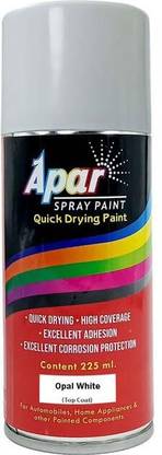 apar Spray Paint Opal white (RC Color) Compatible for Tiago-225 ml,(Pack of 1) White Spray Paint 225 ml