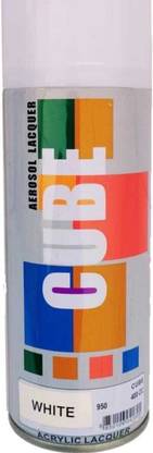 CUBE Cube Car Scratch remover / Color Spray Scralet White Spray Paint 400 ml