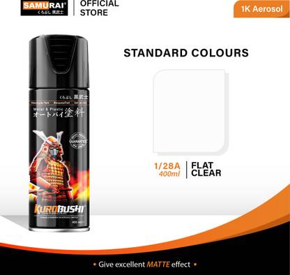 Samurai Kurobushi Standard Colours 128A Clear Spray Paint 400 ml