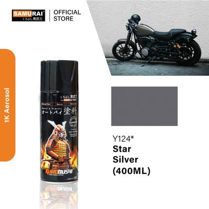Samurai Kurobushi Yamaha Motorcycle Paint Colours Y124 Silver Spray Paint 400 ml