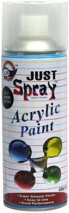 Just Spray Glitter Spray Paint Gloss Finish Spray Paint Quick Dry Good finish Steel Spray Paint 400 ml
