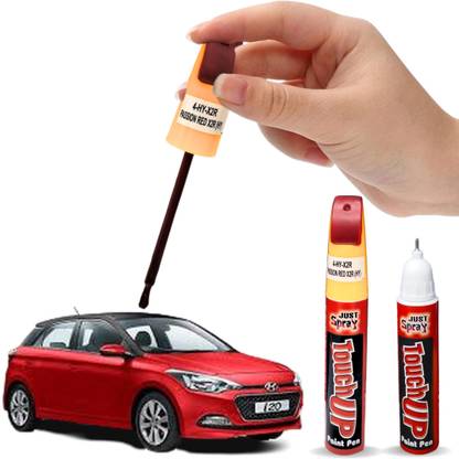 Just Spray Passion Red X2R HY car scratch remover, 90-95% Matching Hyundai Car RC color Red Spray Paint 15 ml