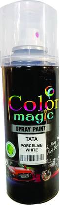 Rajolitrading Porcelain white spray paint ,compatible for Tata car indica ,Indigo ecs White Spray Paint 200 ml