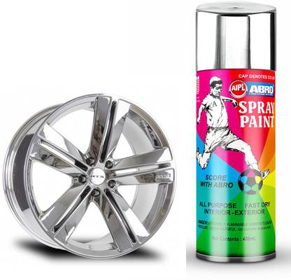 ABRO Premium Quality Spray Paint from well know USA Brand - ABRO Silver Spray Paint 400 ml