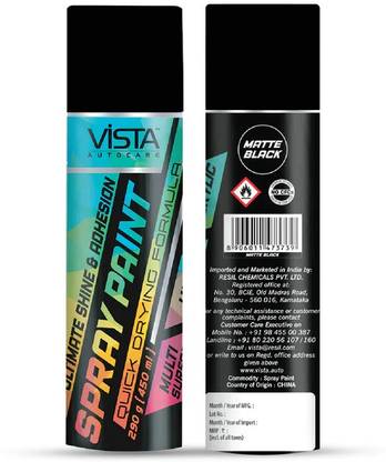 VISTA Black Spray Paint 0.4 ml