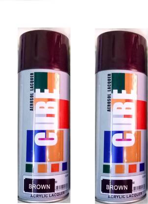 CUBE Aerosol Multi Purpose Brown Spray Paint 400 ml