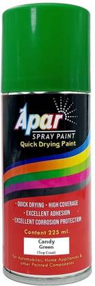 apar Spray paint Candy Green-225ml(Pack of 1) for bike,car,home Candy Green Spray Paint 225 ml