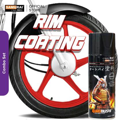 Samurai Kurobushi WHEEL ALLOY Wheeler Tyre Red Spray Paint 400 ml