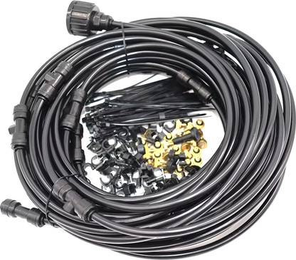 Vinayakart 6 M Spray System Outdoor Patio Water Mister Misting Cooling Systems greenhouse, agriculture, lawn, garden, sprinkler irrigation, misting at Beach