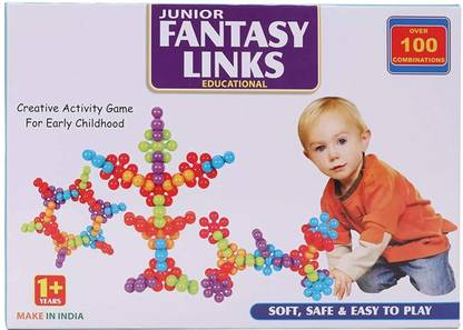 zokato Educational Fantasy Star Shaped Links for Kids (18 Links Pack)